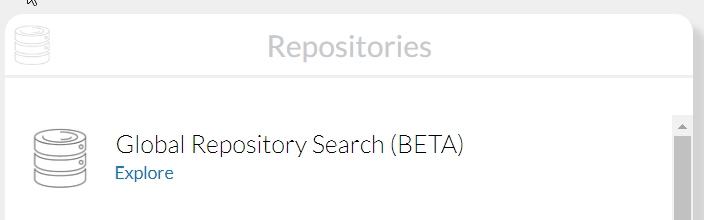 Using Global Repository Search